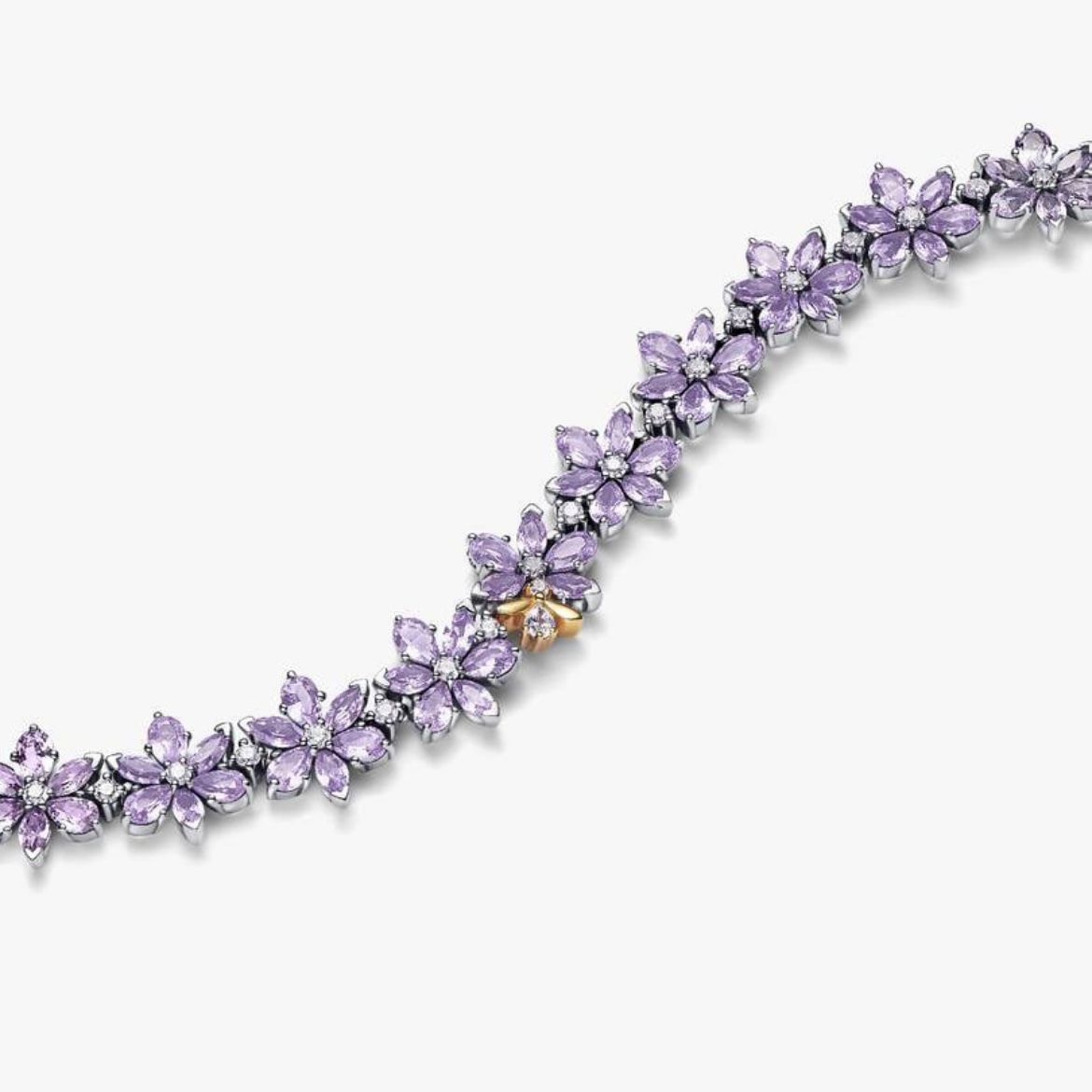 Colar Lavanda Bridgerton em Prata de lei 925 e zircônias